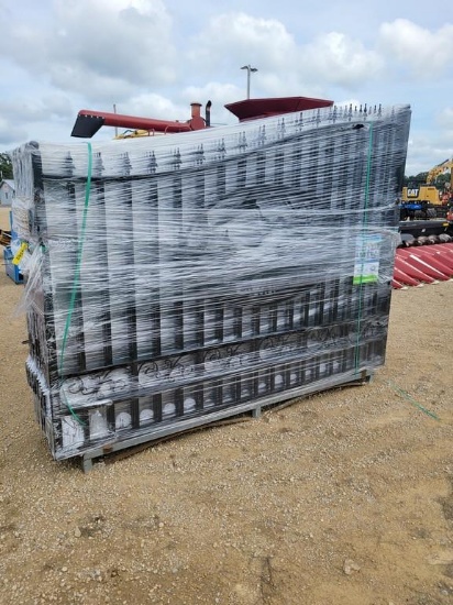 New 20' Bi Parting Wrought Iron Gates