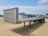1981 City Welding 40' Flat Deck Semi Trailer
