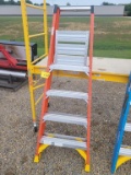 Werner 4' Fiberglass Platform Ladder