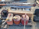 3 Gas Cans, 2 Boxes Foam