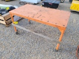Orange Shop Bench