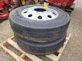 285/75R24.5 Tires & Aluminum Rims