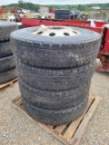 11R24.5 Tires & Aluminum Rims