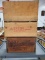 3 WOODEN BOXES