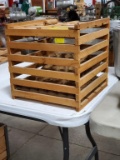 WOODEN EGG CRATE