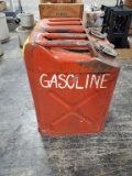 2 FIVE GAL FUEL CANS