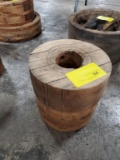 2 WOOD BELT PULLEY