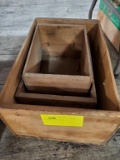 3 WOODEN BOXES