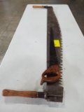 2 HAND SAWS