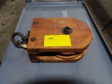 WOODEN PULLEY