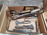 ANTIQUE BOX OF TOOLS