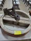 1 LG WOODEN BELT PULLY