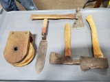 HATCHET, WOOD PULLY