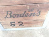 BORDENS 52 CRATE W/BRUSHES