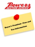 BUYERS PREMIUMS & FEES