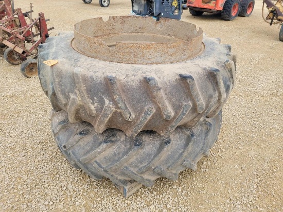 FIRESTONE  15.8-38 TIRES & RIMS
