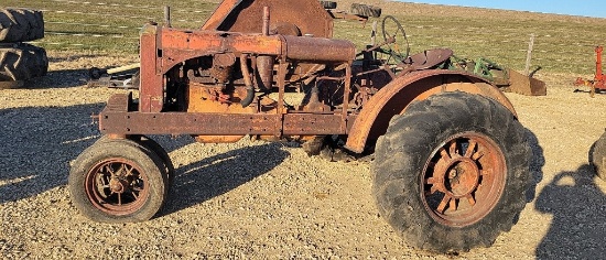 ALLIS CHALMER WC FLAT TOP TRACTOR