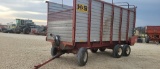 H & S 18' REAR UNLOAD SILAGE WAGON