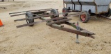 4 BALE ROUND BALE TRAILER WITH BUMPER HITCH