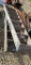 3 - 8' WOODEN STEP LADDERS