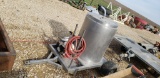 STAINLESS STEEL TRAILER WITH TANK & PUMP