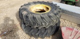 SET OF 14.00 X 24 TIRES AND RIMS