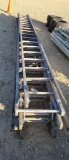 (3) 32' WOODEN EXT LADDERS