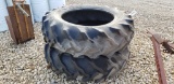 PAIR OF 16.9 X 34 TRACTOR TIRES