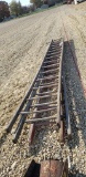WOODEN EXTENSION LADDERS W/ 3 SECTIONS