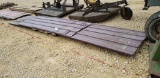 PALLET MISCELLANEOUS MAROON STEEL UP TO 17' LENGTH