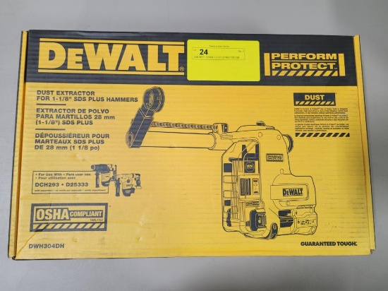DEWALT DUST EXTRACTOR FOR 1-1/8" SDS PLUS HAMMERS