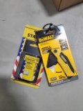 DEWALT RAZOR KNIFE - (1) STANELY 100PC RAZOR BLADE