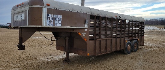 1978 WW GOOSENECK LIVESTOCK TRAILER