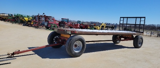 24' ALL STEEL HAYRACK ON H&S RUNNING GEAR