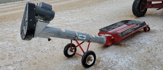 8" TRUCK AUGER WITH 3 H.P. ELECTRIC MOTOR