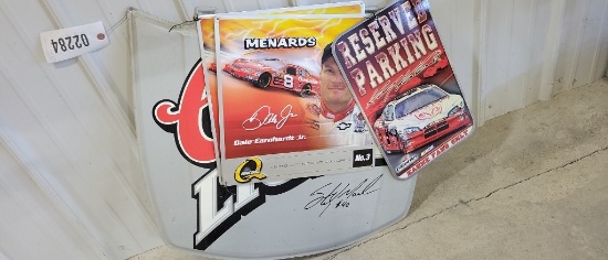 GROUP OF MISC NASCAR SIGNS
