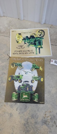 GROUP OF JOHN DEERE SIGNS