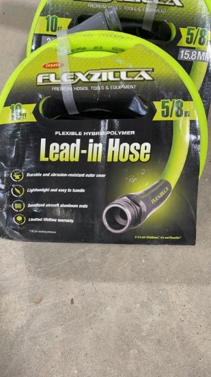 5- NEW 5/8" FLEXZILLA WATER HOSE 10' LENGTH