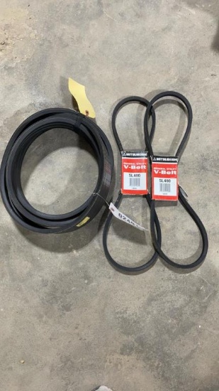 NEW CASE 7240 CHOPPER BELTS