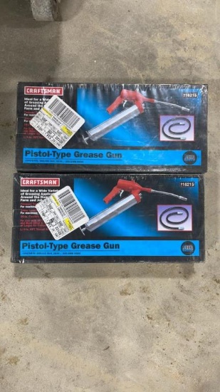 2- NEW CRAFTSMAN AIR GREASE GUNS