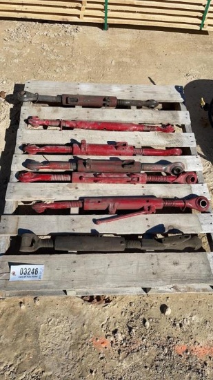 PALLET OF 7 - 3 POINT TOP LINKS