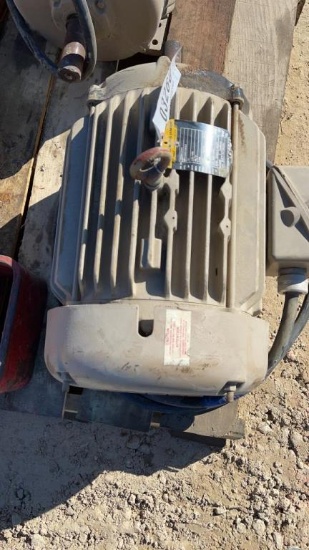 20 HP 3 PHASE MOTOR - LIKE NEW