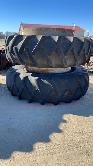 PAIR OF 18.4 X 38 DUALS
