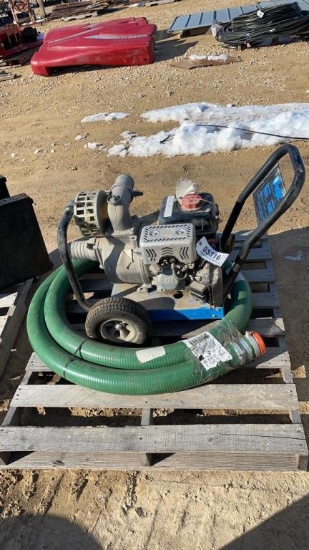 NEW 3" TRASH PUMP W/ INLET HOSE