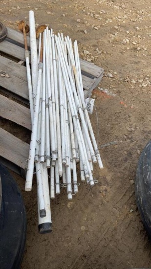 36- FIBERGLASS FENCE POSTS