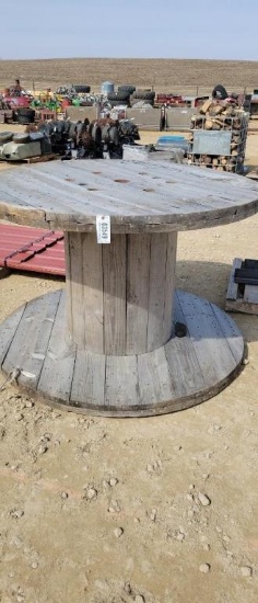5.5' X 3.5' WOODEN SPOOL