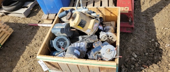 PALLET VARIOUS ELECTRIC MOTORS