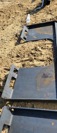NEW WELDABLE SKID LOADER OPEN QUICK ATTACH PLATE