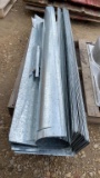 PILE OF GALVANIZED DUCTWORK ANGLE AND ROUND