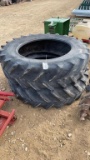 PAIR OF 380/85-34 FRONT TIRES